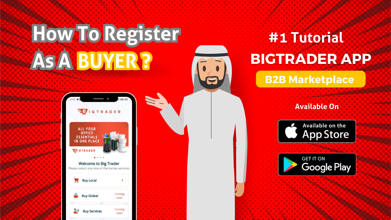 How to register as a buyer on BigTrader App
