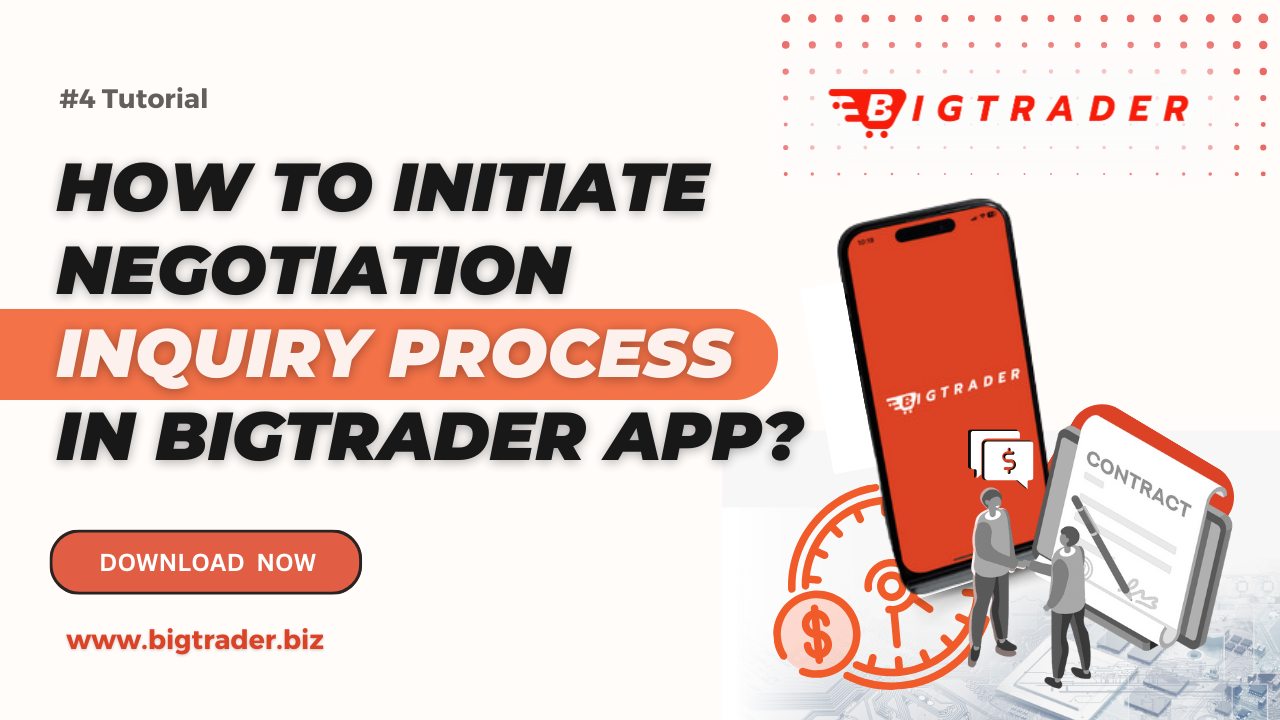 How to initiate negotiation inquuiry process in Bigtarder App